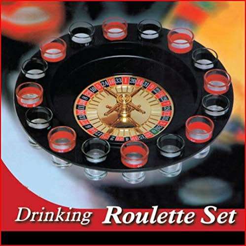 BAR GAME SHOOTERS, DRINKING ROULETTE GAME SET