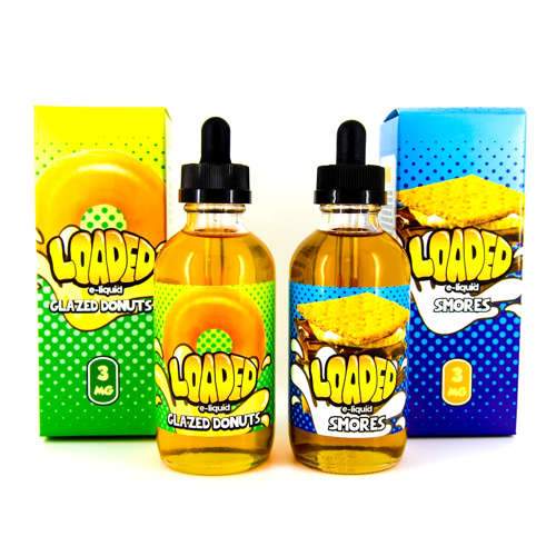LOADED E-LIQUID VAPE JUICE / 4 BOTTLES 120ML VALUE PACK