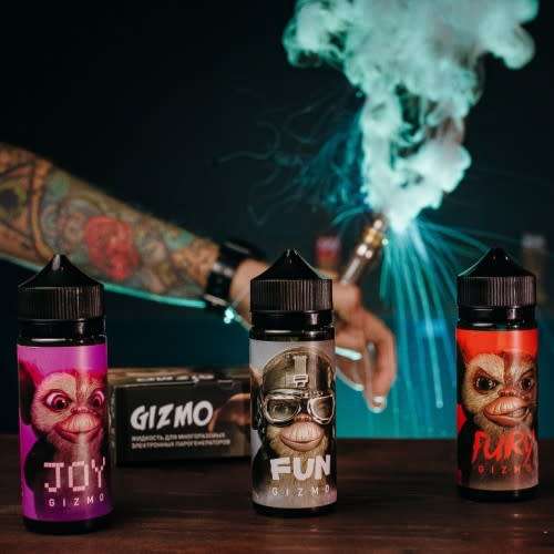 GIZMO E-LIQUID VAPE JUICE / 3 BOTTLES 120ML VALUE PACK DEAL