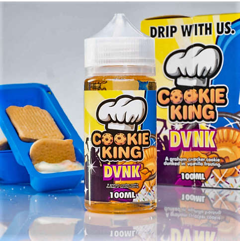 COOKIE KING E-LIQUID VAPE JUICE / 3 BOTTLES 100ML VALUE PACK DEAL