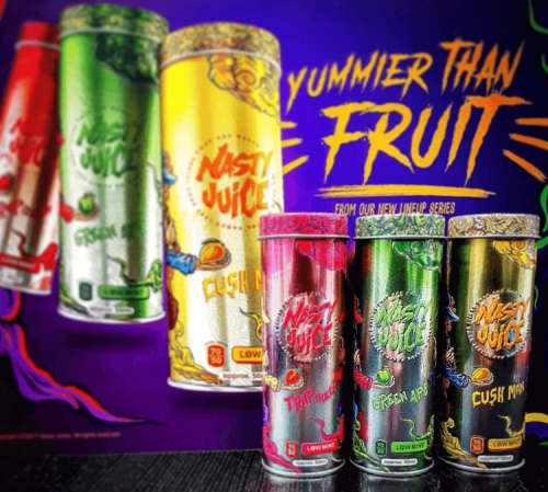 NASTY JUICE FRUITY SERIES E-LIQUID VAPE JUICE / 6 BOTTLES 60ML VALUE PACK DEAL