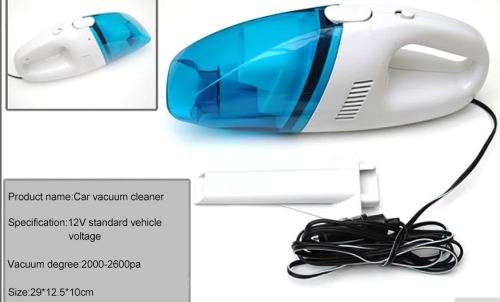 Portable car vacuum cleaner