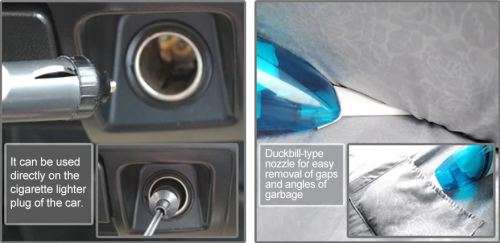 Portable car vacuum cleaner