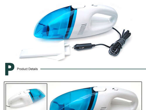 Portable car vacuum cleaner