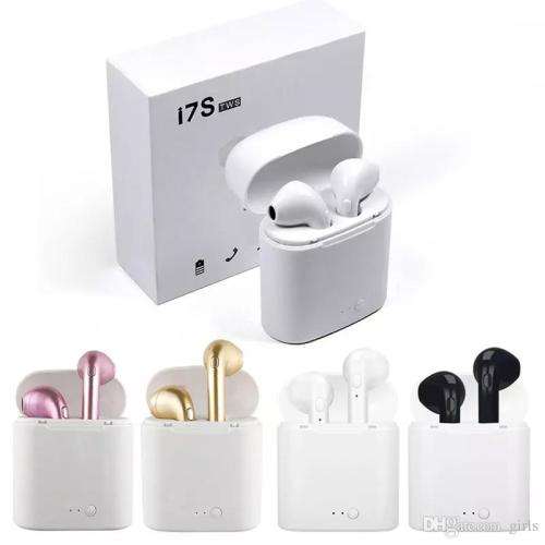 i7S TWS Bluetooth Earphone Twins Wireless Earbuds With Charging Case - WHITE ONLY(AIR PODS)