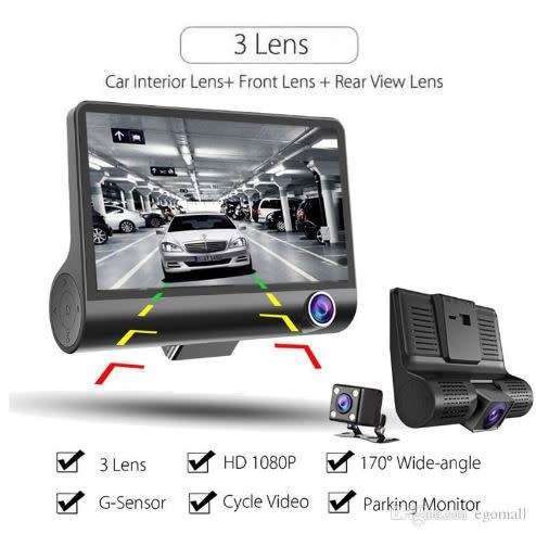 CAR DASH CAM 4" WITH REAR VIEW CAMERA