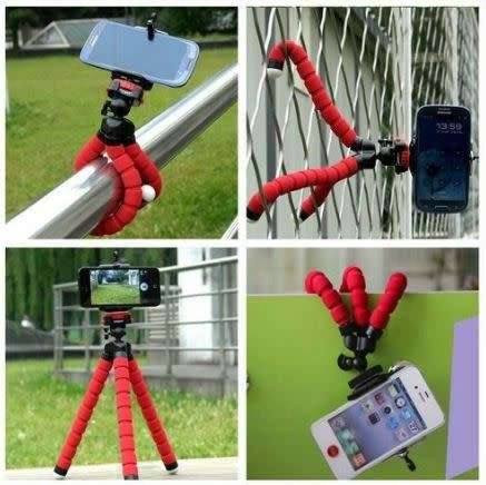 Mini Flexible Octopus Stand Tripod Mount For iPhone Samsung Camera Video Phone