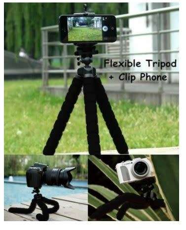 Mini Flexible Octopus Stand Tripod Mount For iPhone Samsung Camera Video Phone