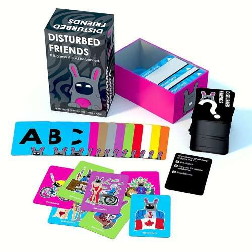 Disturbed Friends Card Game The Party Game