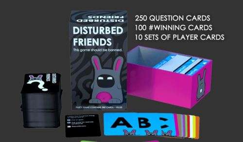 Disturbed Friends Card Game The Party Game