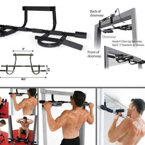 Iron gym total upper body workout bar