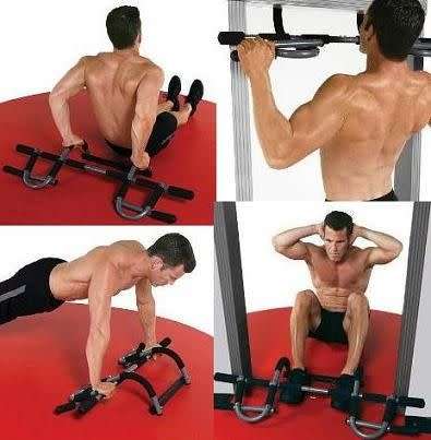 Iron gym total upper body workout bar