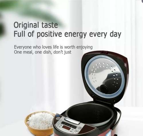 Electric rice cooker-silver Crest