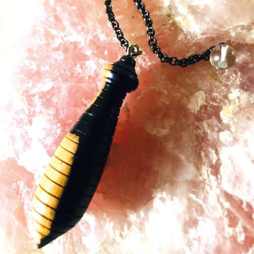 Wooden Pendulum for dowsing and healing
