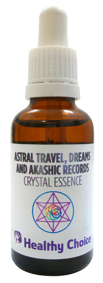 Astral Travel, Dreams & Akashic Records Crystal Essence (30ml = 600 drops)