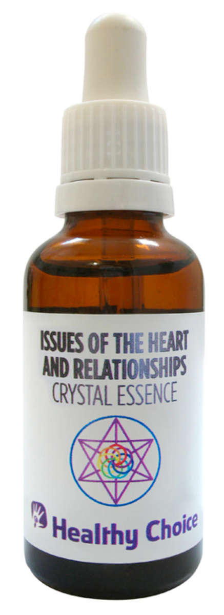 Issues of the Heart & Relationships Crystal Essence (30ml = 600 drops)