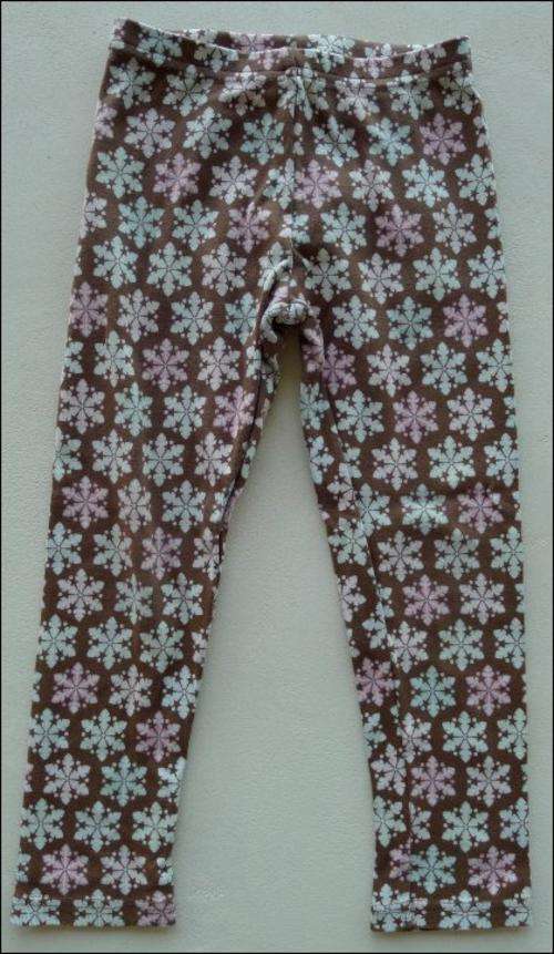 Gymboree Girl 5yrs Snowflake cotton leggings VERY GOOD used condition !