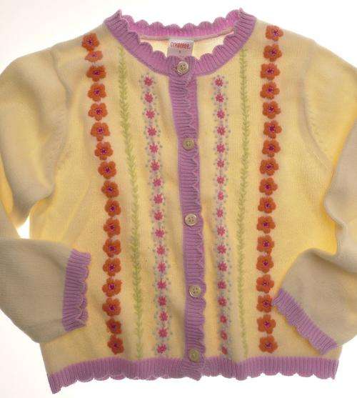 Gymboree girls pretty cotton cardigan age 5 EXCELLENT used condition