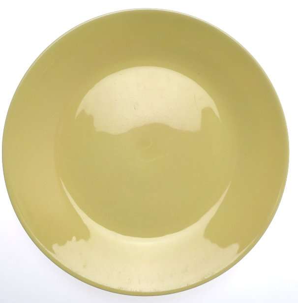 Continental China Vitreous collectable retro dinner plate yellow EXCELLENT condition