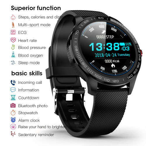 LEMFO L9 Smart Watch PPG ECG Blood Oxygen Pressure Heart Rate For Android iPhone