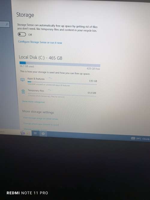 HP 250 G6 i3 4GB Memory