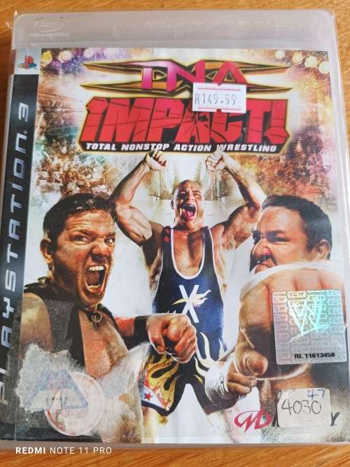 Ps3 TNA Impact Total Nonstop Action Wrestling