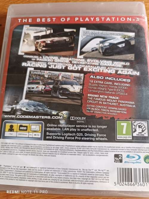 Ps3 Racedriver Grid Reloaded