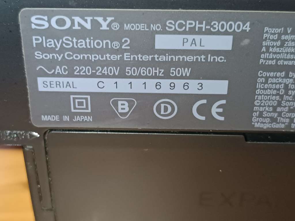 Sony PlayStation 2 (not reading discs) Phat SCPH-30004