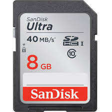 Sandisk Ultra 40mb/s SDHC 8GB