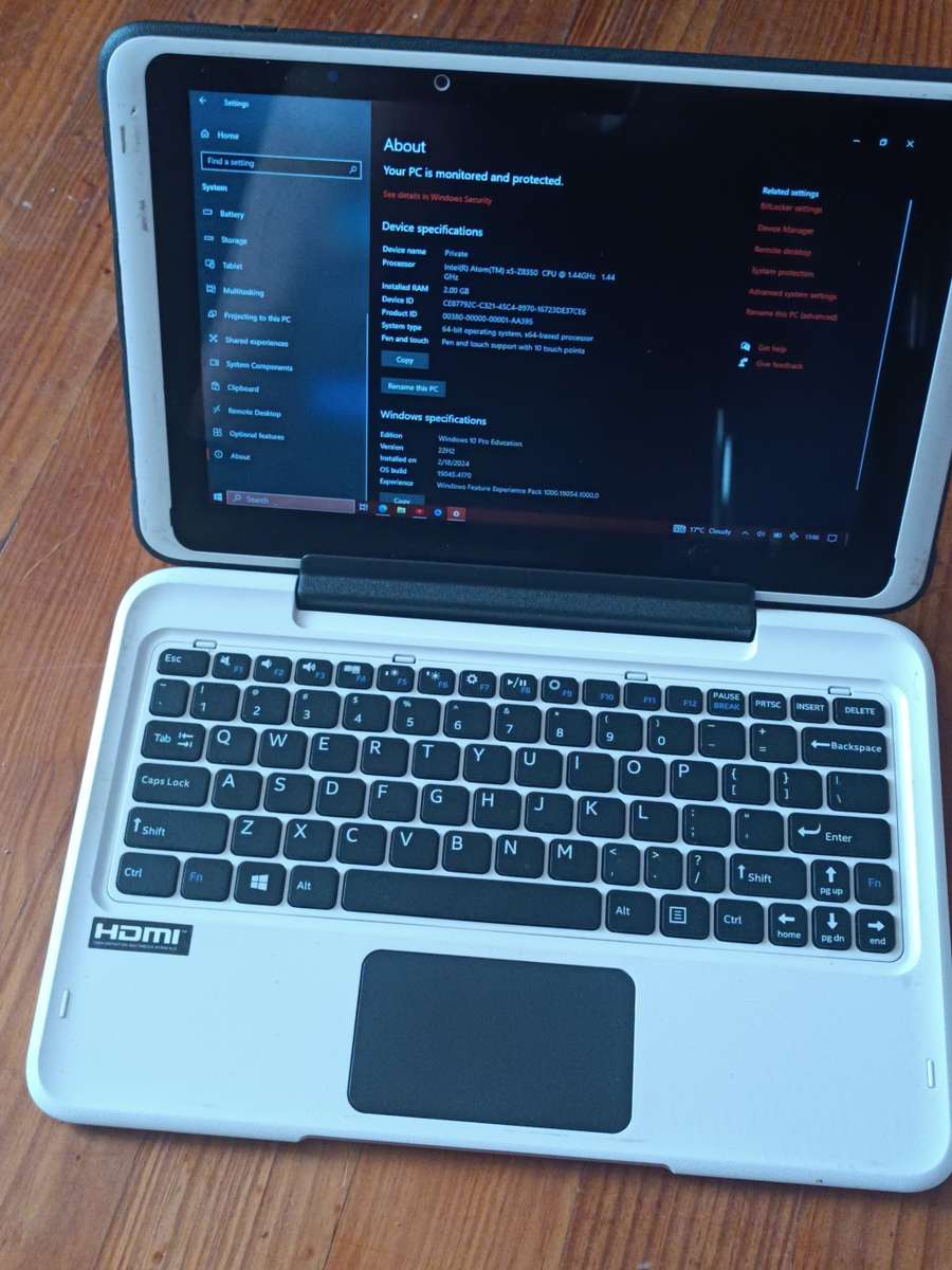 Notebook  Tablet in One