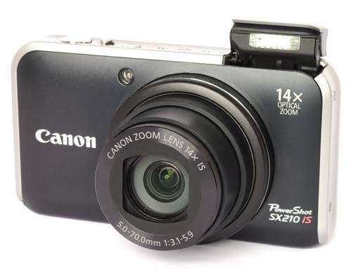 Canon POWERSHOT SX210iS - 14.1MP - 14x Zoom - Digital Camera