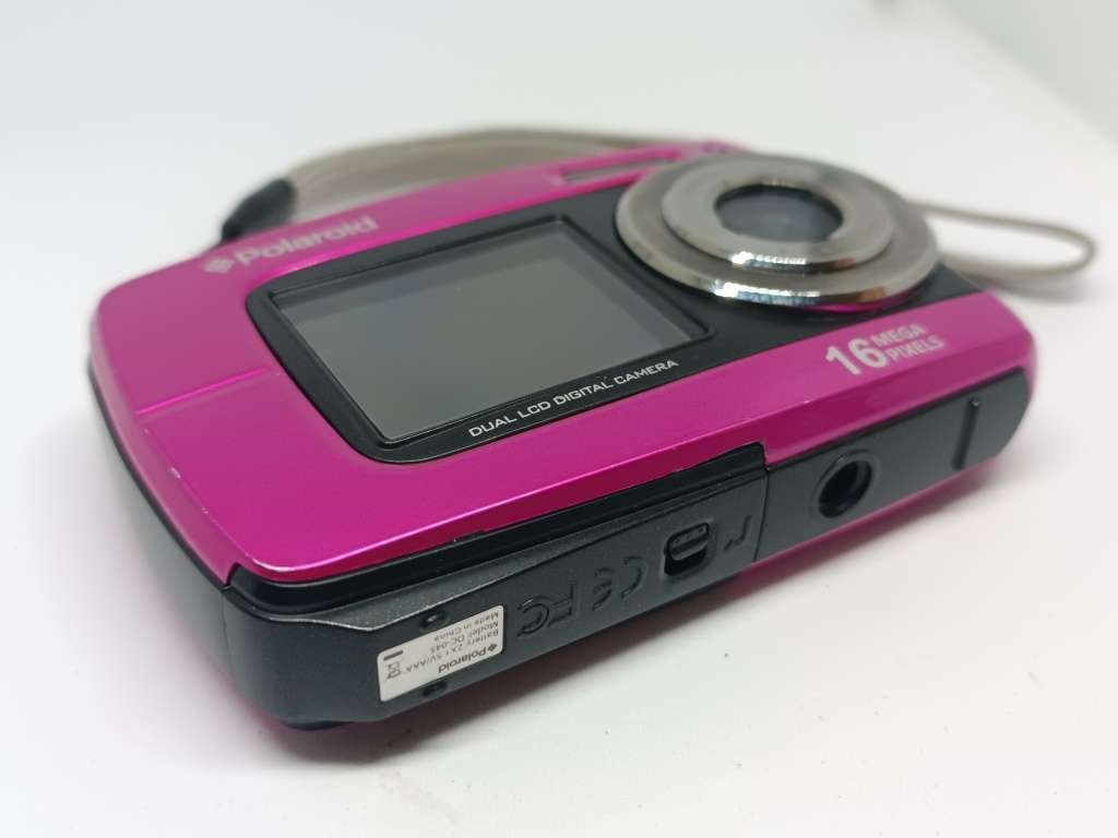Polaroid DC-045 (Pink) - 16MP - 4x Zoom - Dual Screen Underwater Digital Camera