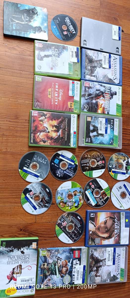 50* Mix Lot of games sold as is