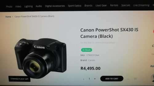 Canon Powershot SX430IS