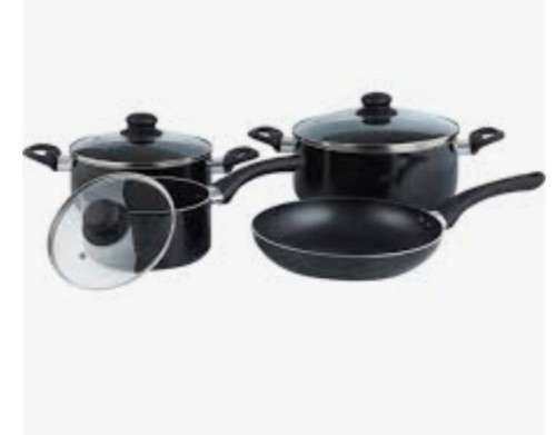 7 Piece Pot set with Non Stick coating