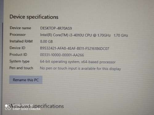Dell E5440 Core i3, 8GB Ram