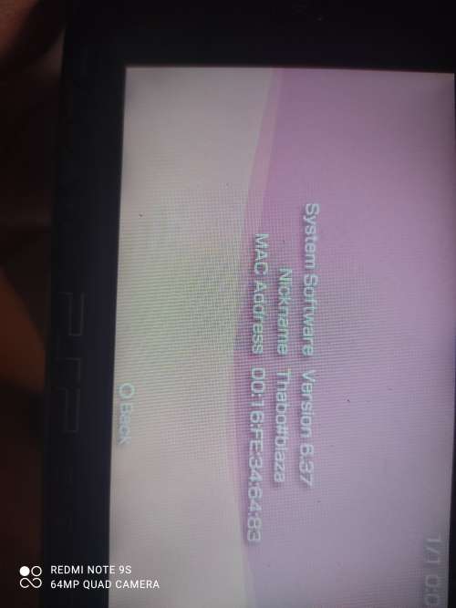 PSP Console + 4 games + carry case