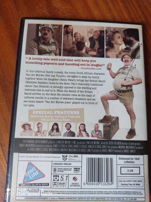 Van Der Merwe - Rob van Vuuren DVD movie