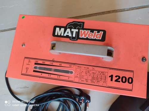 Matweld 1200 welder welding