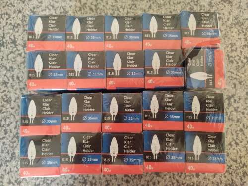 40w 35mm B15 Bulbs x 20