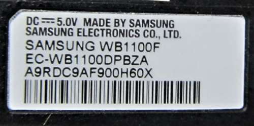 Samsung WB1100F Smart Camera (wifi)