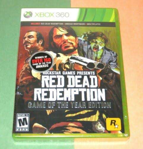 Xbox 360 Red Dead Redemption Game of the year edition
