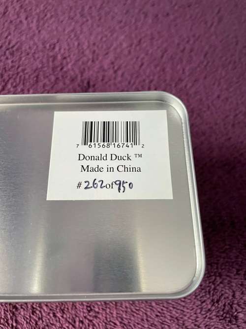 Dark Horse Deluxe Classic Uncle Scrooge #2 Donald Duck Square Egg Statue Limited Edition #262 of 950