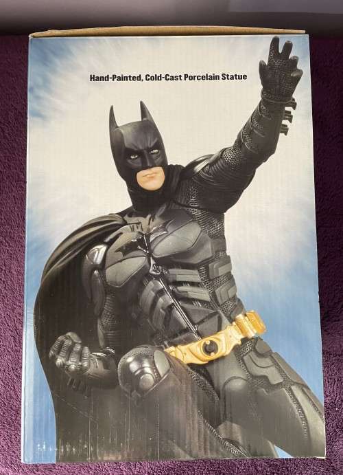 Christian Bale Batman Statue Dark Knight sculpted by Kolby Jukes DC Direct Limited Edition 1465/6000