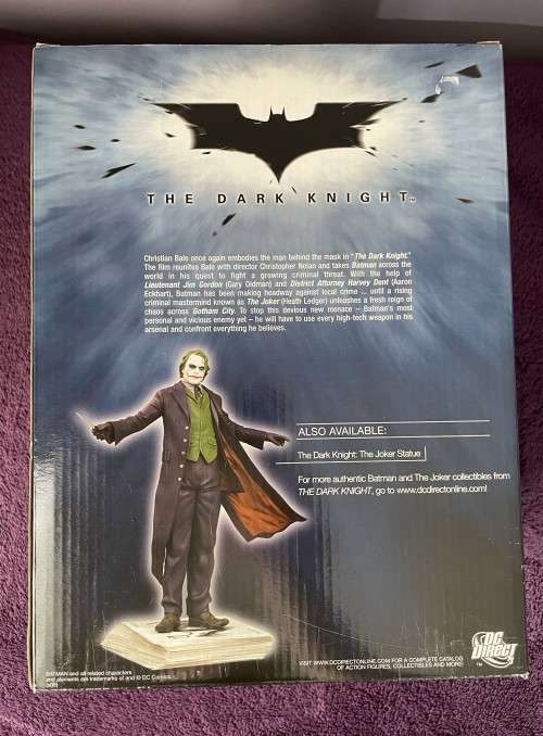 Christian Bale Batman Statue Dark Knight sculpted by Kolby Jukes DC Direct Limited Edition 1465/6000