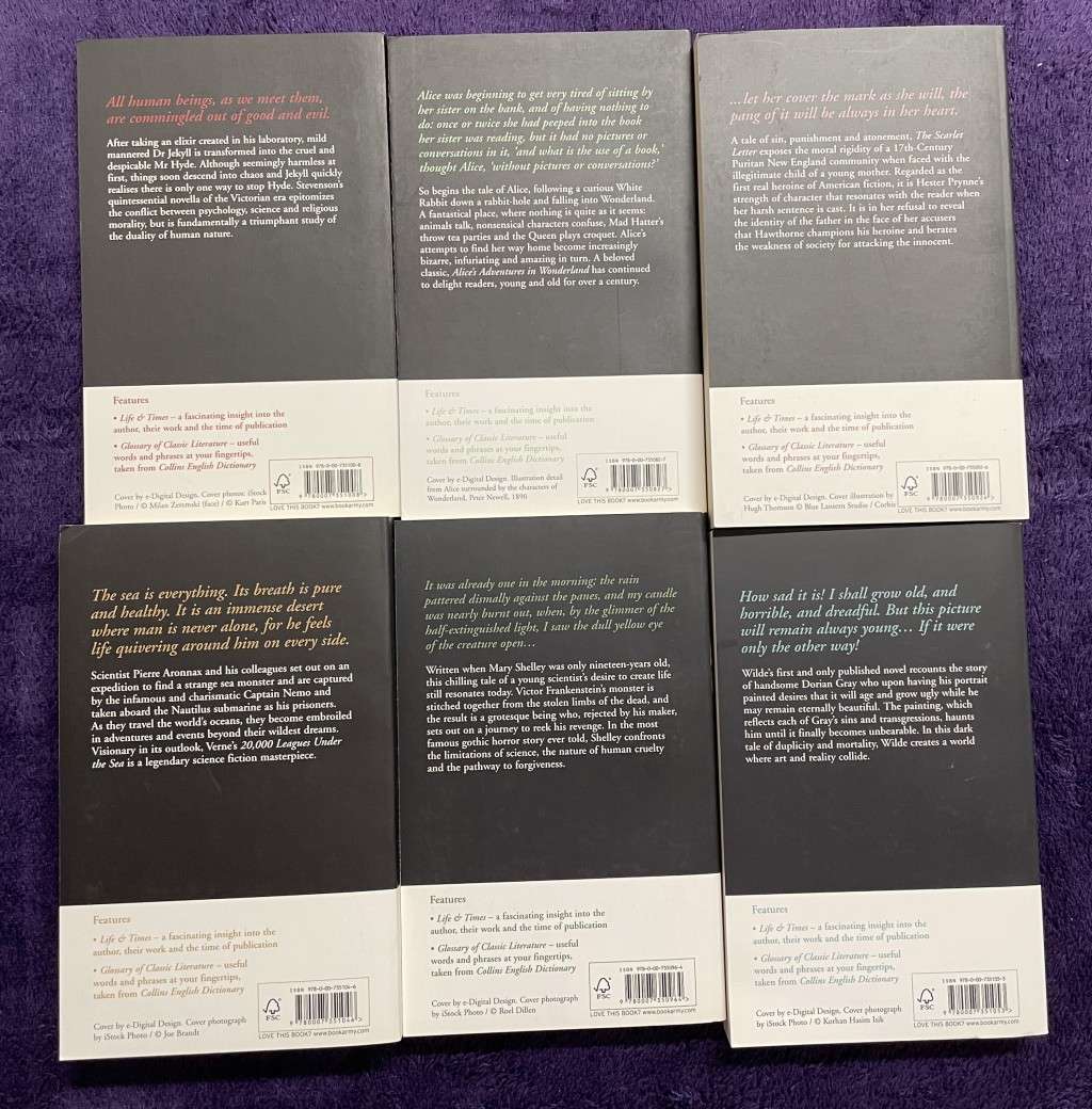 Collins Classics Set of 6 Books - Paperback