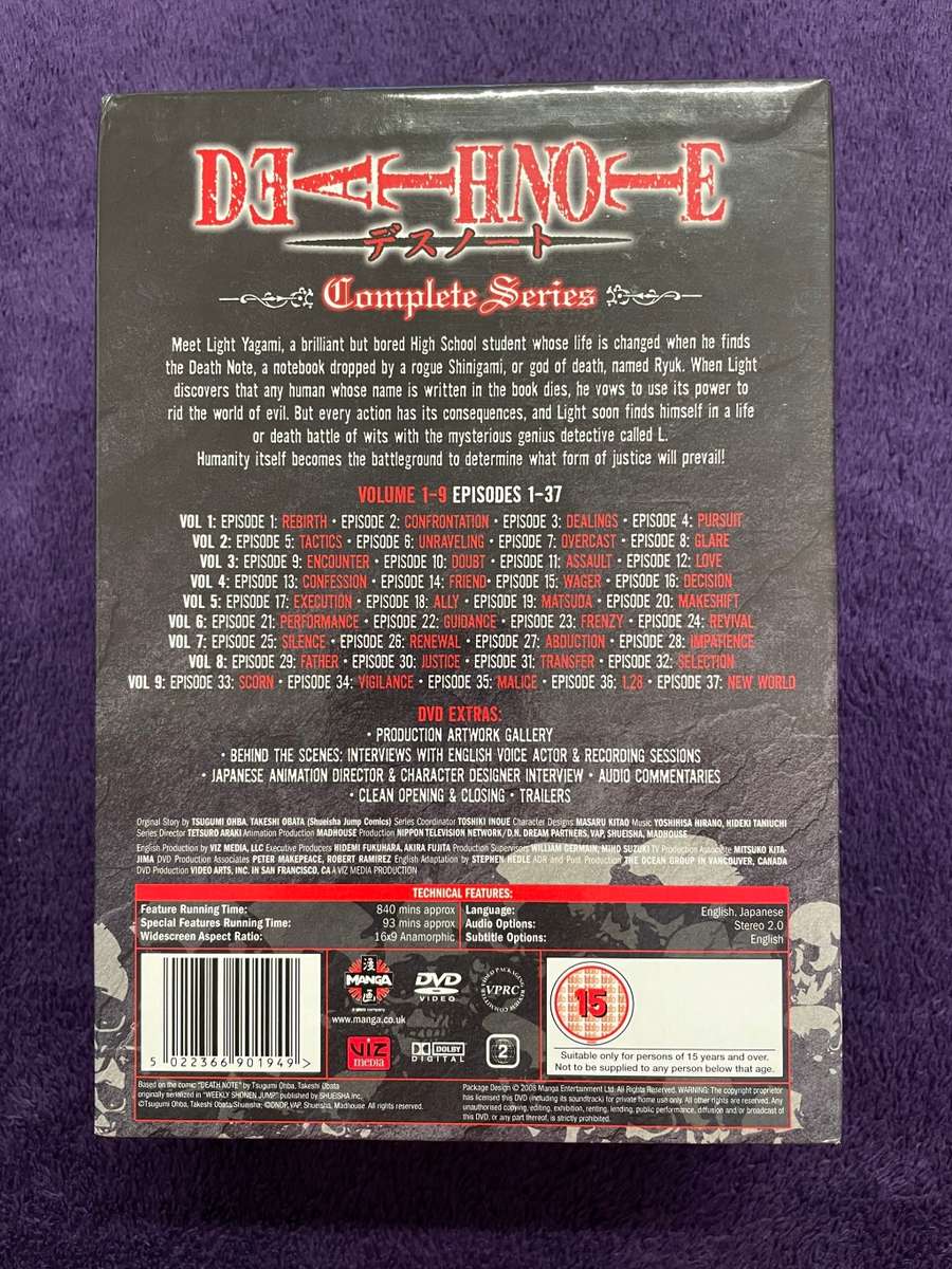 Death Note Complete Series - DVD Box Set