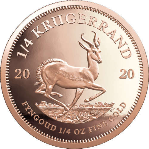 Kruger Rand 1/4 Oz Gold - Minted Gold Reef Mint