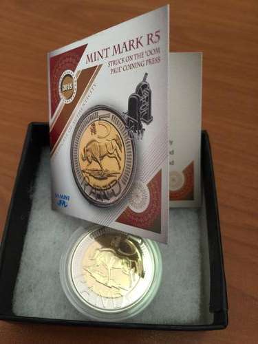 Oom Paul Mint Marked R 5 - Comes in SA Mint Box with Certificate