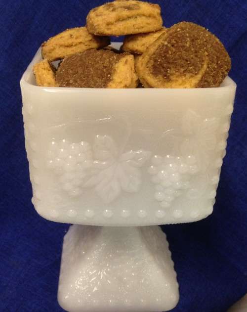 Milk Glass Pedestal Candy Dish